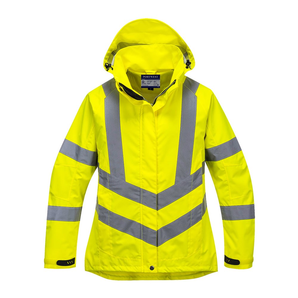 Portwest LW70YERXXL -  sz 2XL Ladies Hi-Vis Breathable Jacket - Yellow