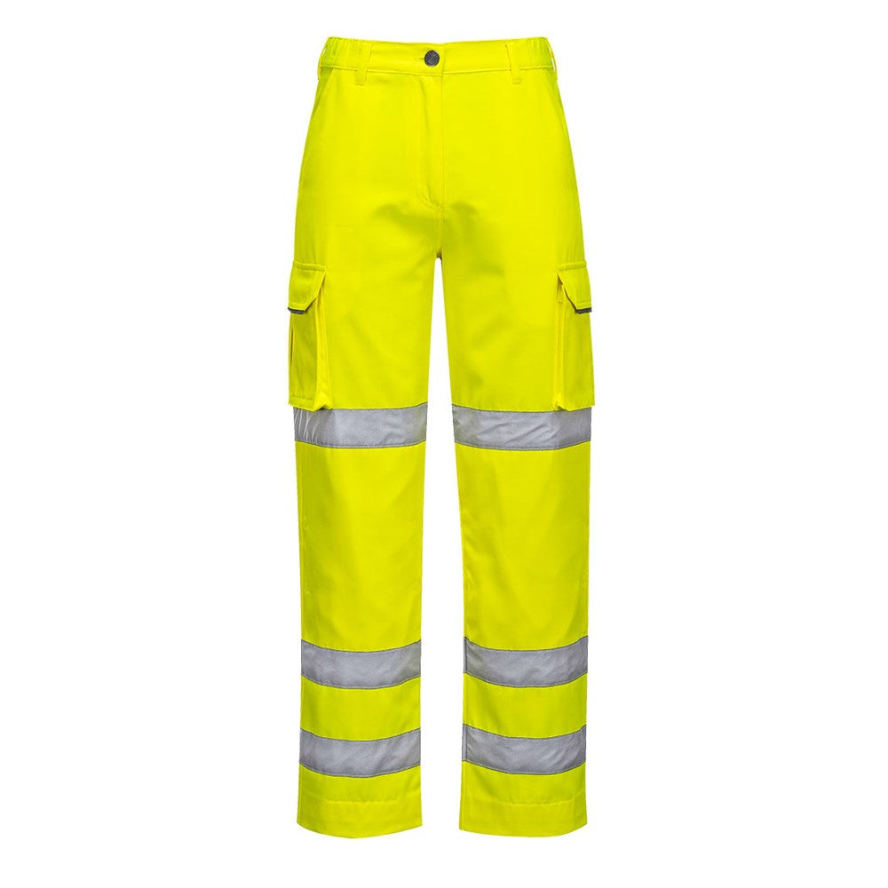 Portwest LW71YERXS -  sz XS Ladies Hi-Vis Trousers - Yellow