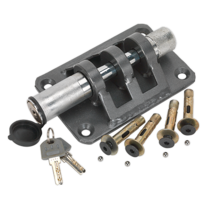 SEALEY - MCGA02 Motorcycle Locking Ground Anchor - 4 Security Bolts