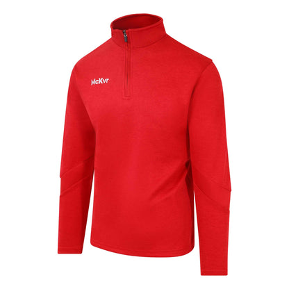 McKeever Core 22 Youth 1/4 Zip Top - 7-8 Years - Red