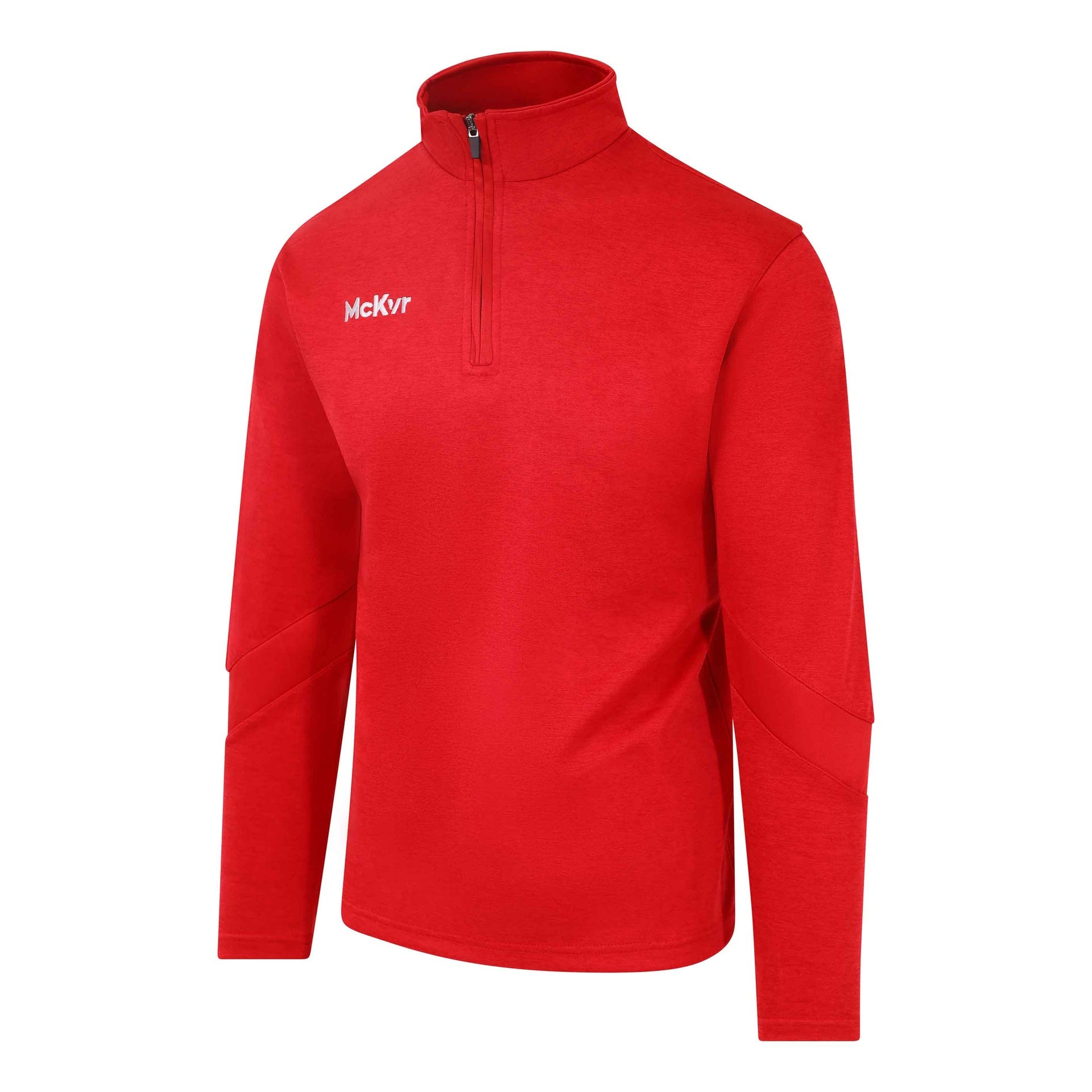 McKeever Core 22 Adult 1/4 Zip Top - Large - Red