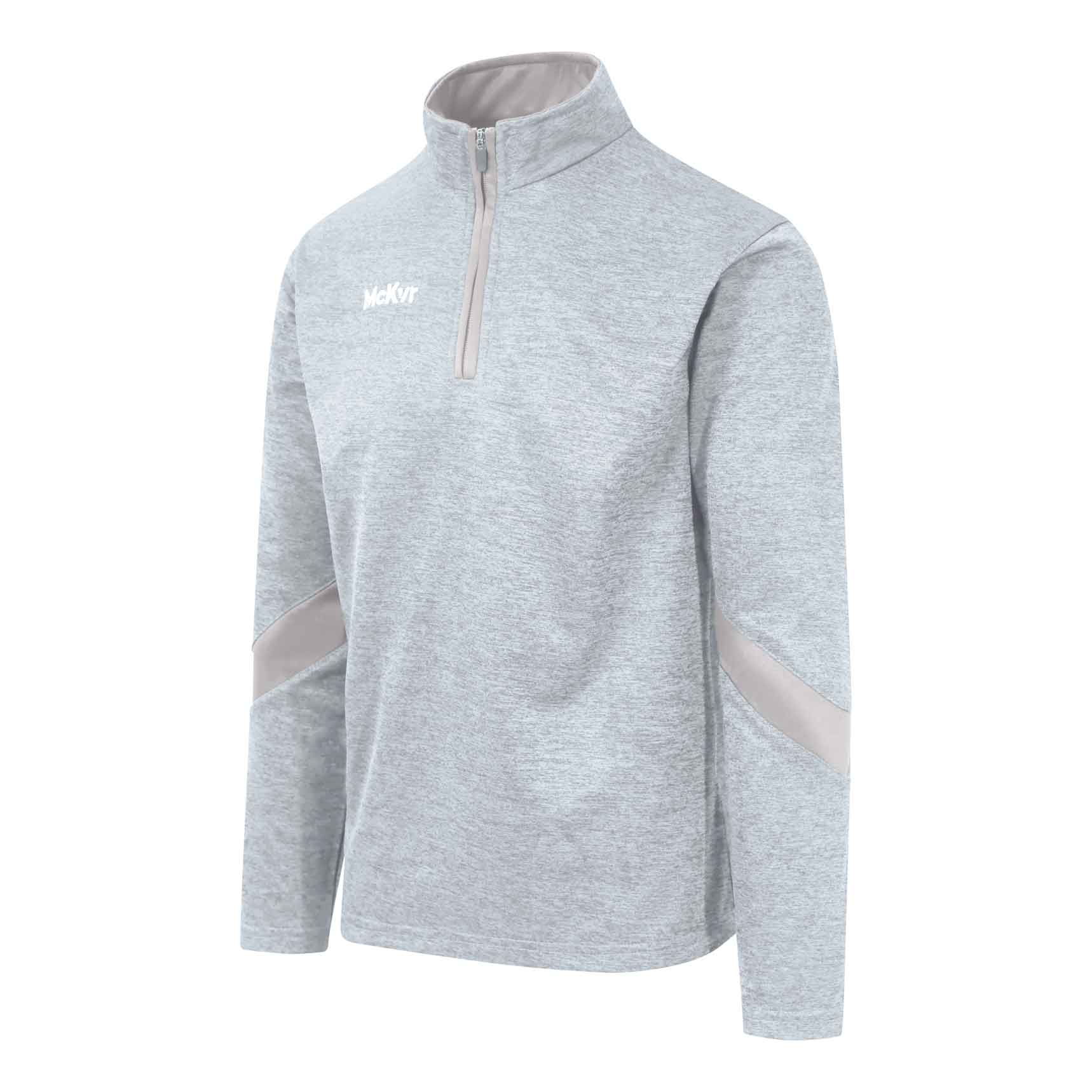 McKeever Core 22 Adult 1/4 Zip Top - Large - Grey