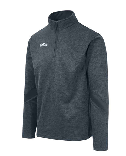 McKeever Core 22 Youth 1/4 Zip Top - 5-6 Years - Charcoal