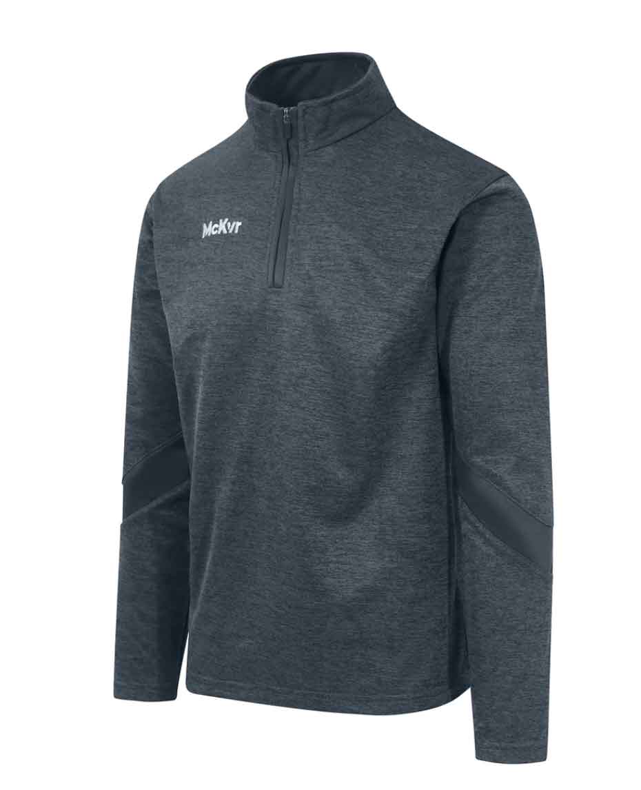 McKeever Core 22 Adult 1/4 Zip Top - Large - Charcoal