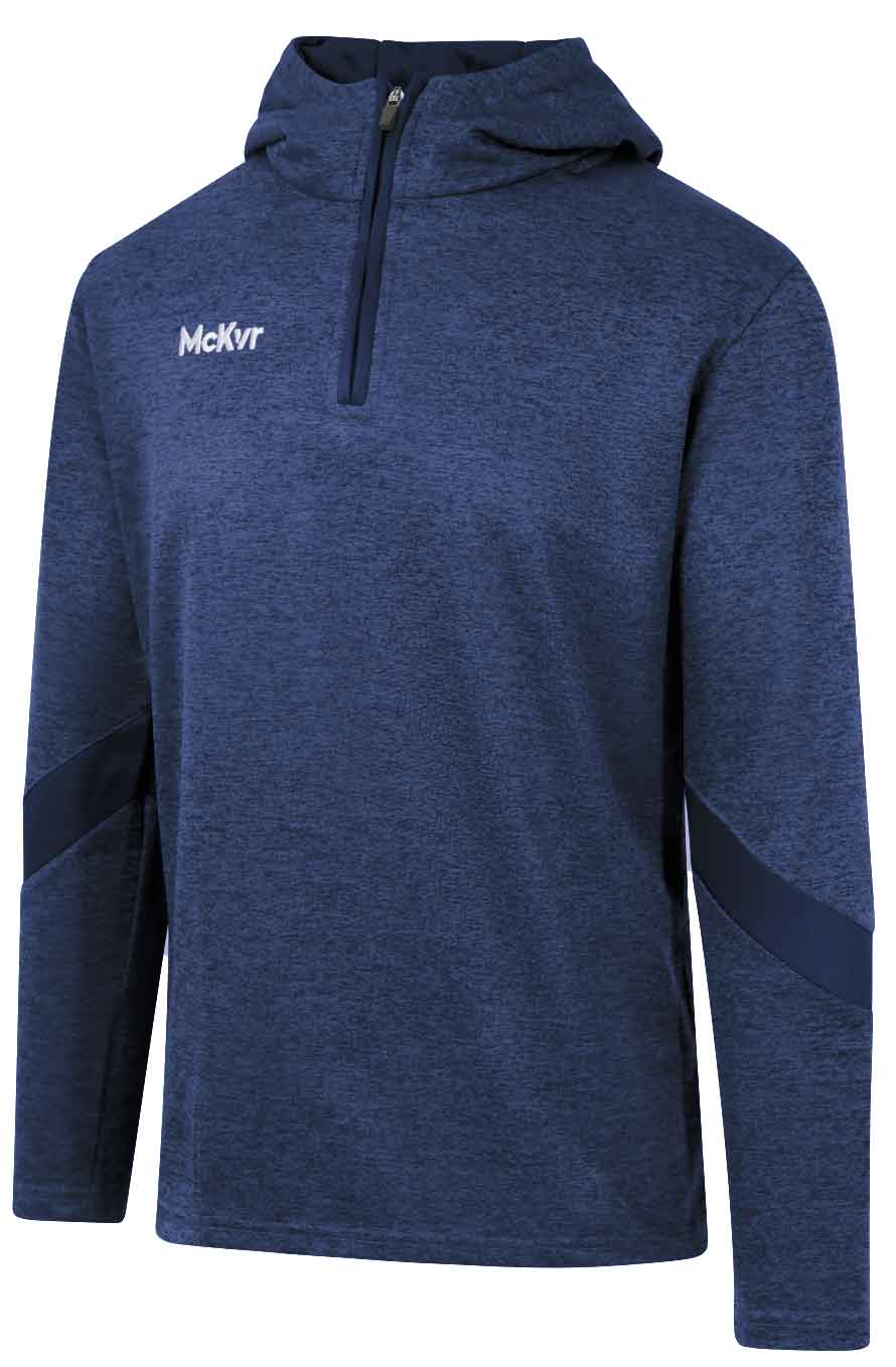 McKeever Core 22 Adult 1/4 Zip Hoodie - Small - Navy