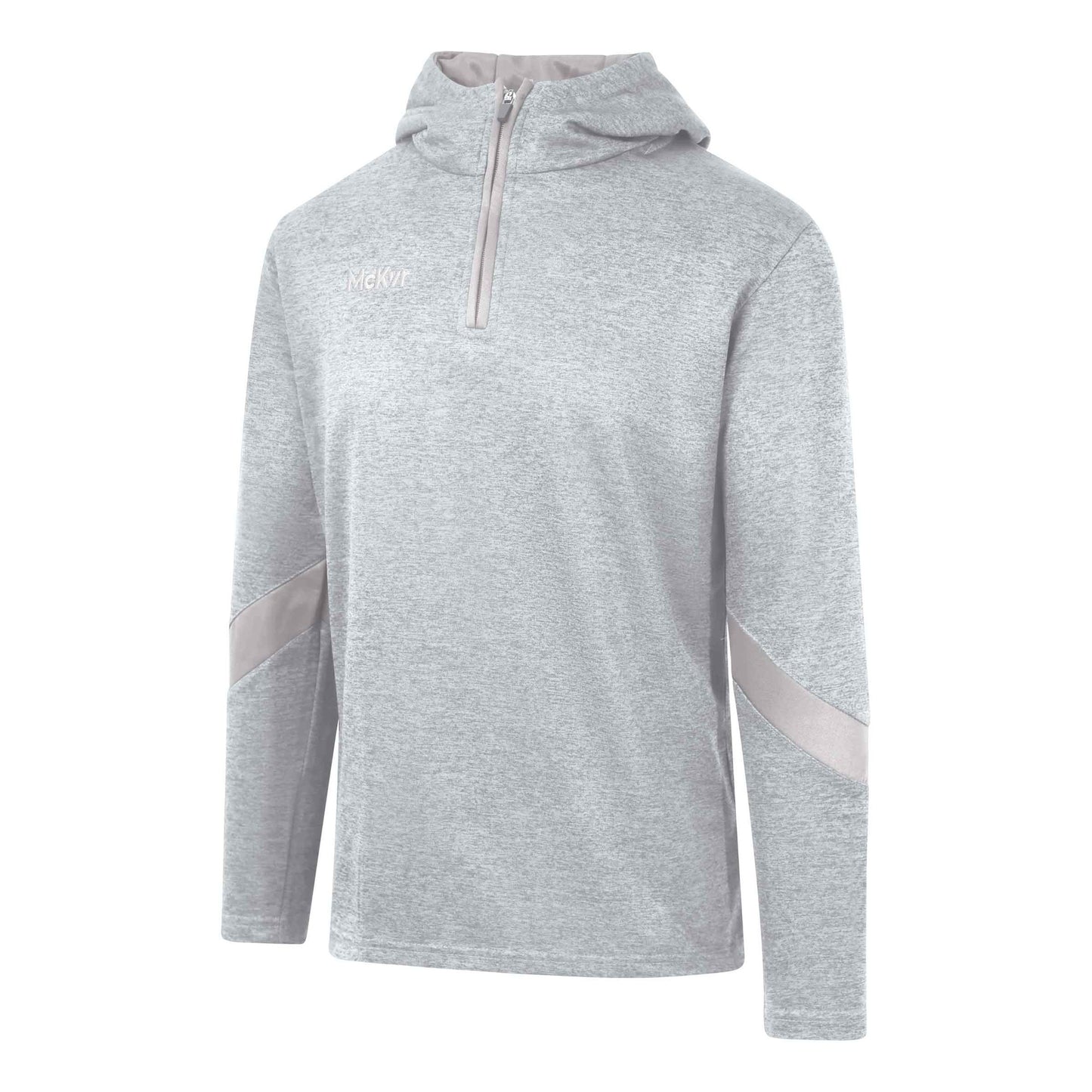 McKeever Core 22 Adult 1/4 Zip Hoodie - Small - Grey