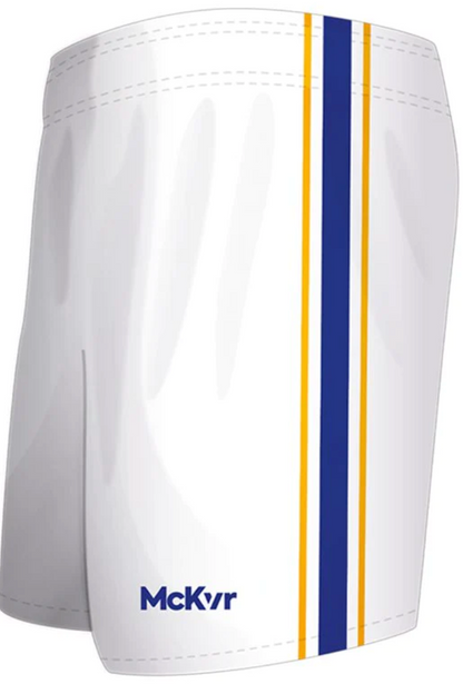 McKeever Core 22 Youth GAA Shorts - 20" - White/Royal/Gold