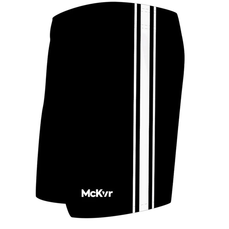 McKeever Core 22 Youth GAA Shorts - 20" - Black/White