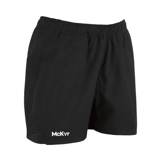 McKeever Core 22 Youth Rugby Shorts - Black White Navy - All Sizes