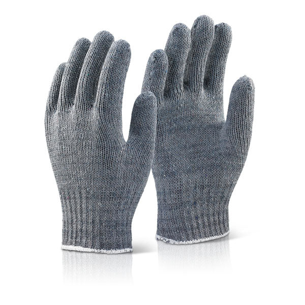 Click - MIXED FIBRE GLOVES GREY - Grey