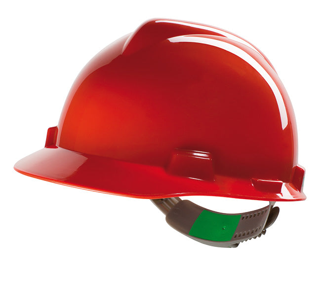 MSA - V-GARD SAFETY HELMET RED GV131-00L0000-000 - Red
