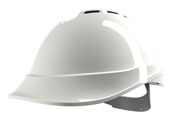 MSA - V-GARD 200 VENTED SAFETY HELMET WHITE - White