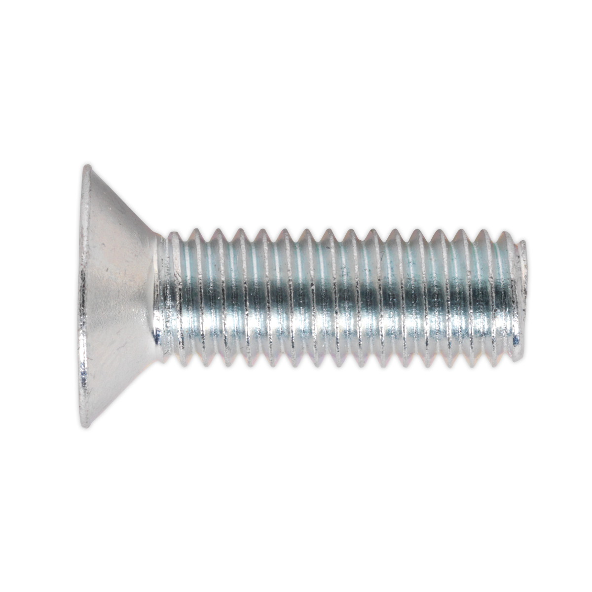 SEALEY - MSC825 Machine Screw M8 x 25mm Countersunk Pozi Zinc Pack of 50