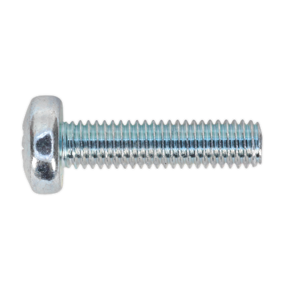 SEALEY - MSP520 Machine Screw M5 x 20mm Pan Head Pozi Zinc Pack of 100