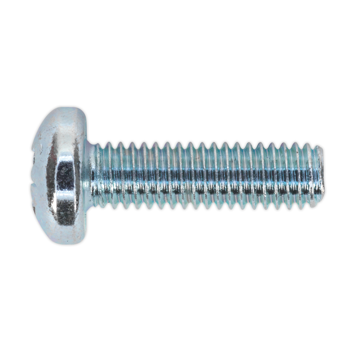 SEALEY - MSP620 Machine Screw M6 x 20mm Pan Head Pozi Zinc Pack of 50