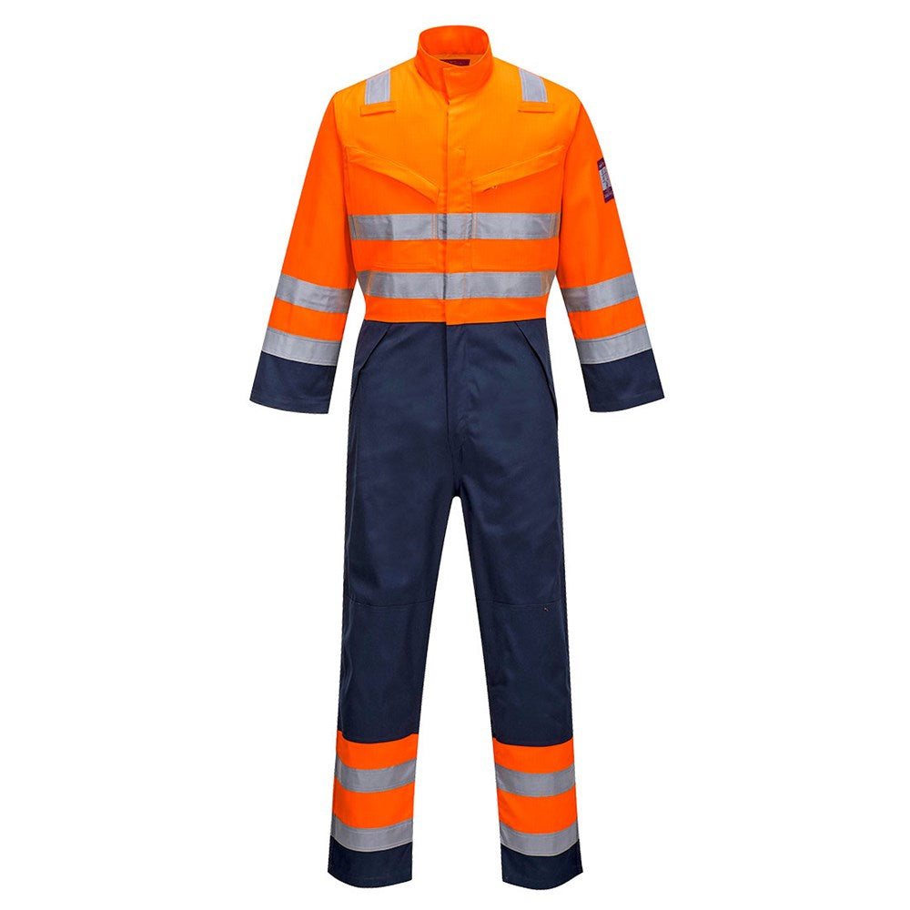 Portwest MV29ONRL -  sz L Modaflame RIS Navy/Orange Coverall - Orange/Navy