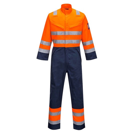 Portwest MV29ONRXXXL -  sz 3XL Modaflame RIS Navy/Orange Coverall - Orange/Navy