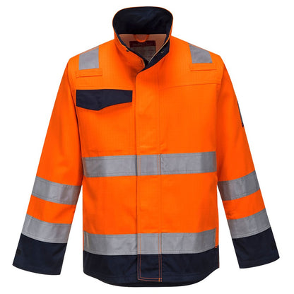 Portwest MV35ONRM -  sz M Modaflame RIS Orange/Navy Jacket  - Orange/Navy