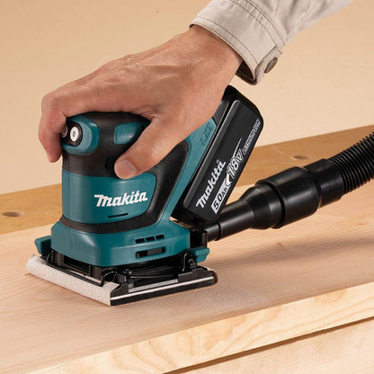 Makita DBO480Z 18v LXT 114mm Detail 1/4 Sheet Finishing Palm Sander