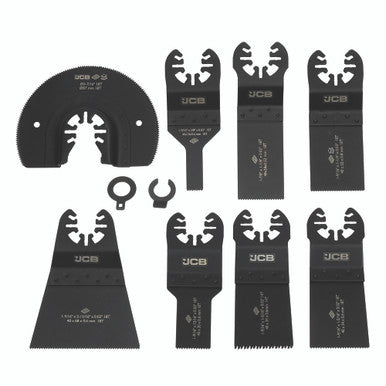 JCB 8 Piece multi tool blade set | JCB-PTA-MT8