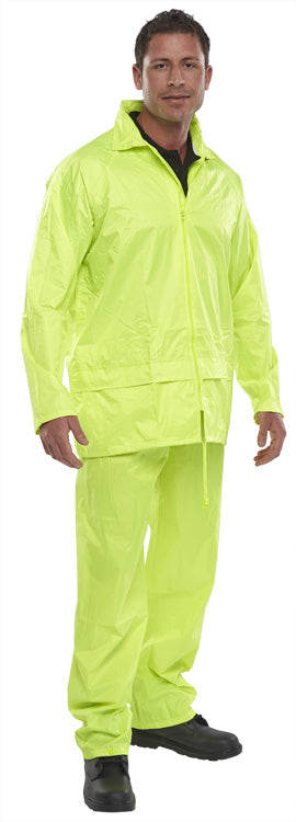 BEESWIFT NYLON WEATHERPROOF SUIT SATURN YELLOW XXXXL