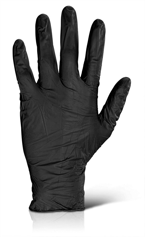 Click - NITRILE DISP GLOVE PF BLACK XL - Black