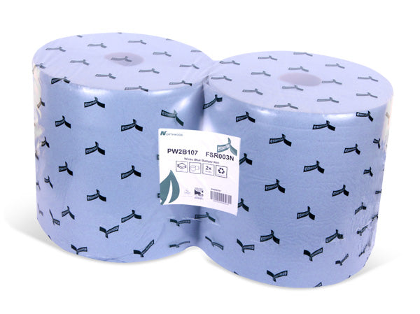 Beeswift - FLOORSTAND ROLL 2 PLY BLUE (2) - Blue