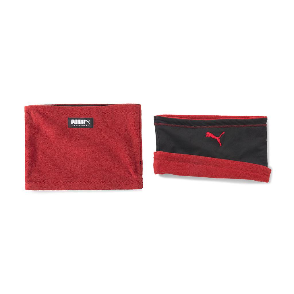 Puma Reversible Fleece Neck Warmer Intense Red/Black