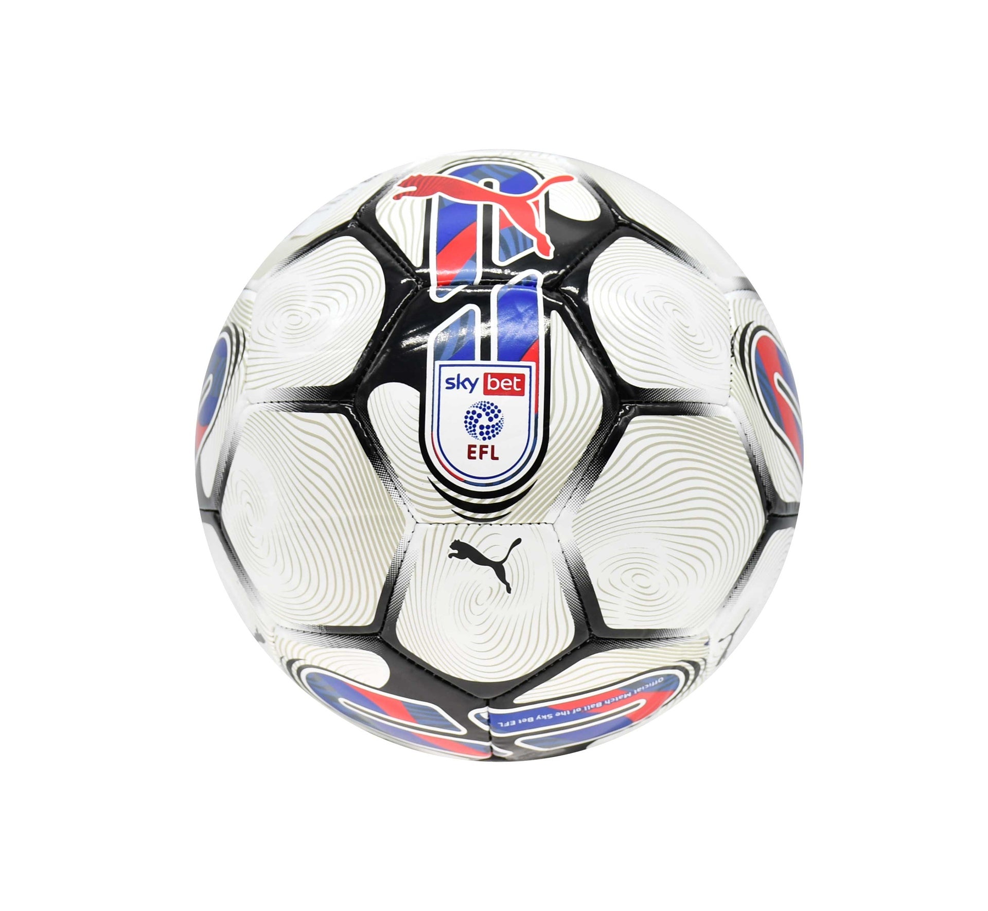 Puma Orbita 6 EFL Sky Bet Training Football - 4 - White/Red/Blue