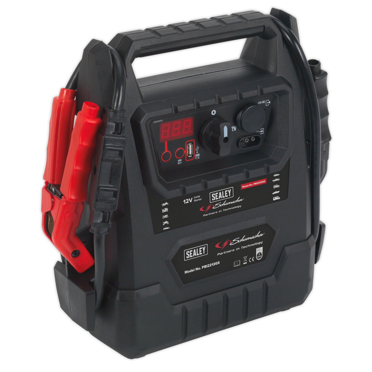 SEALEY - PBI2212GS Schumacher® RoadStart® Emergency Jump Starter 12V 2300 Peak Amps - DEKRA Approved