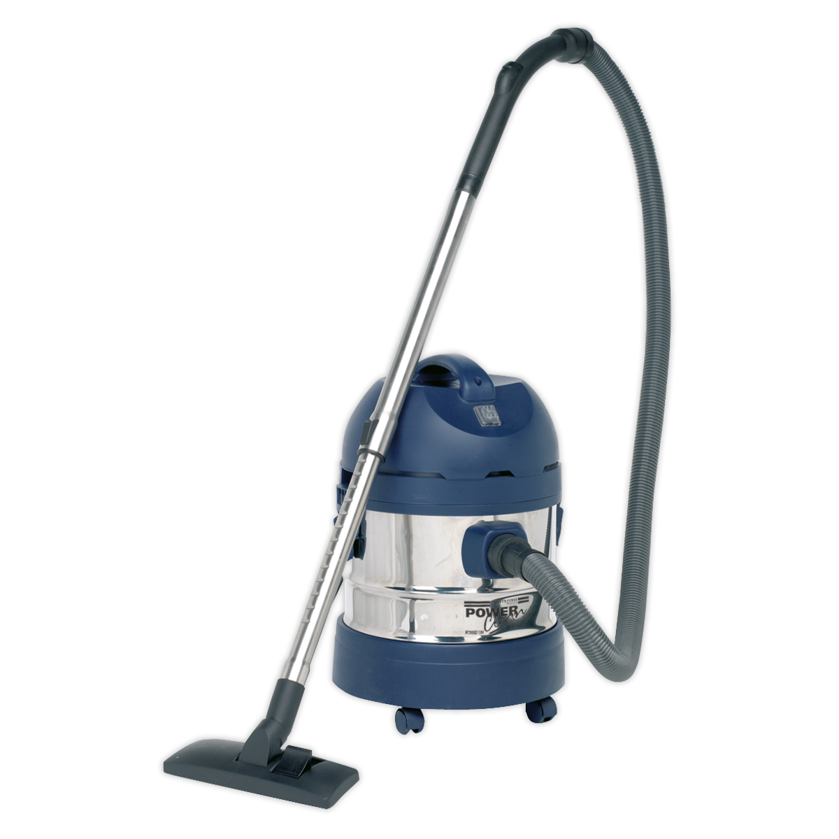 SEALEY - PC200SD110V Vacuum Cleaner Industrial Wet & Dry 20L 1250W/110V Stainless Drum