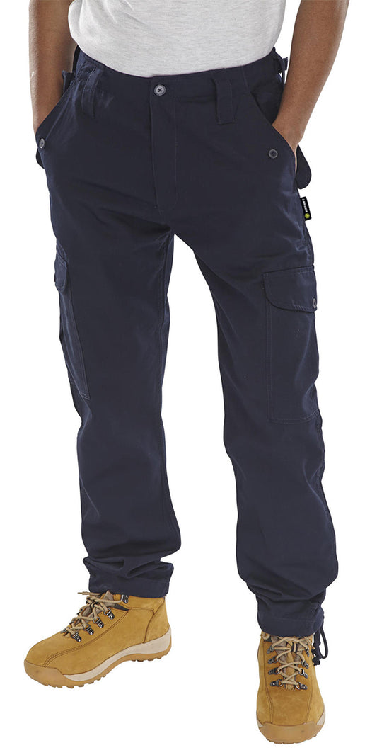 BEESWIFT COMBAT TROUSERS NAVY BLUE 36