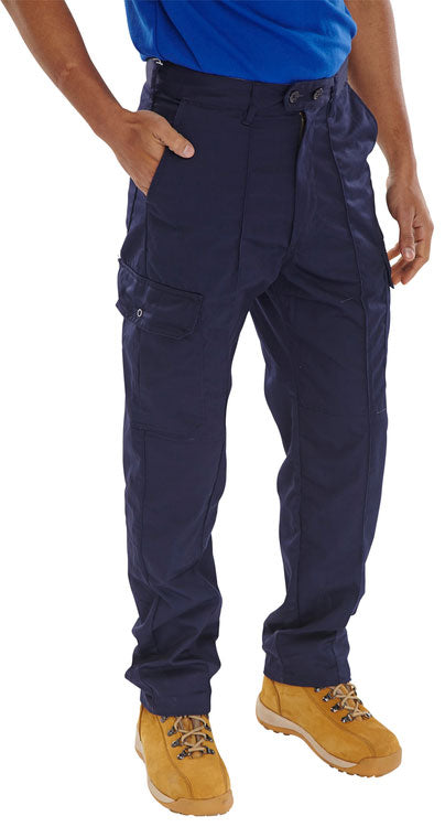 BEESWIFT SUPER DRIVERS TROUSERS NAVY BLUE 36