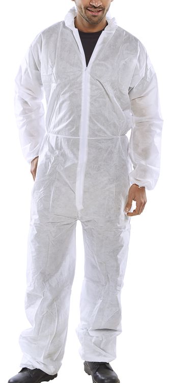 Click - POLYPROP BOILERSUIT WHITE SIZE LARGE -