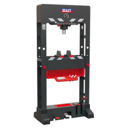 SEALEY - PPF501 Premier Air/Hydraulic Press 50tonne Floor Type with Sliding Ram and Foot Pedal