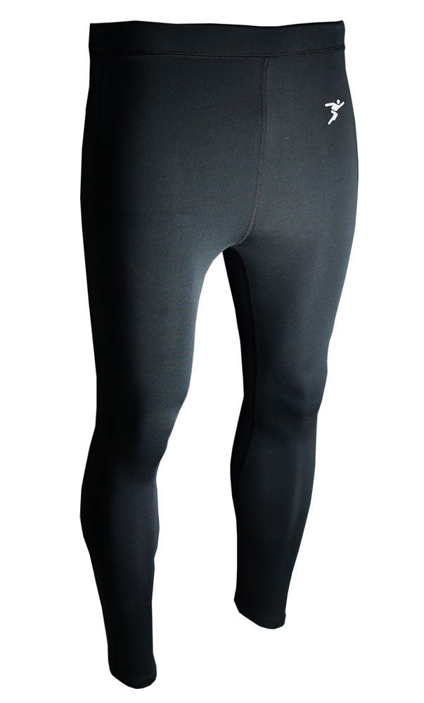 Precision Essential Baselayer Leggings Junior Black L Junior 26-28"