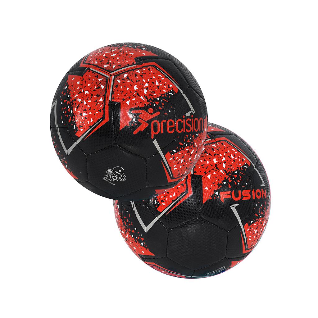 Precision Fusion Midi Size 2 Training Ball Black/Red/Silver Midi (Size 2)