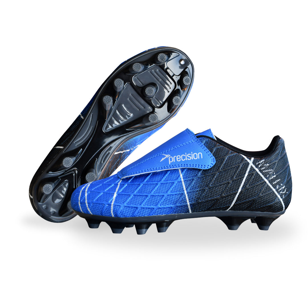 Precision Matrix Junior Football Boots FG - 1 - Blue/Black/Silver