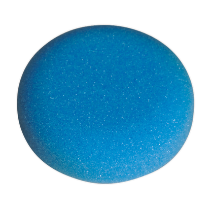SEALEY - PTCCHV79B Buffing & Polishing Foam Head Hook-and-Loop �80 x 25mm Blue/Medium