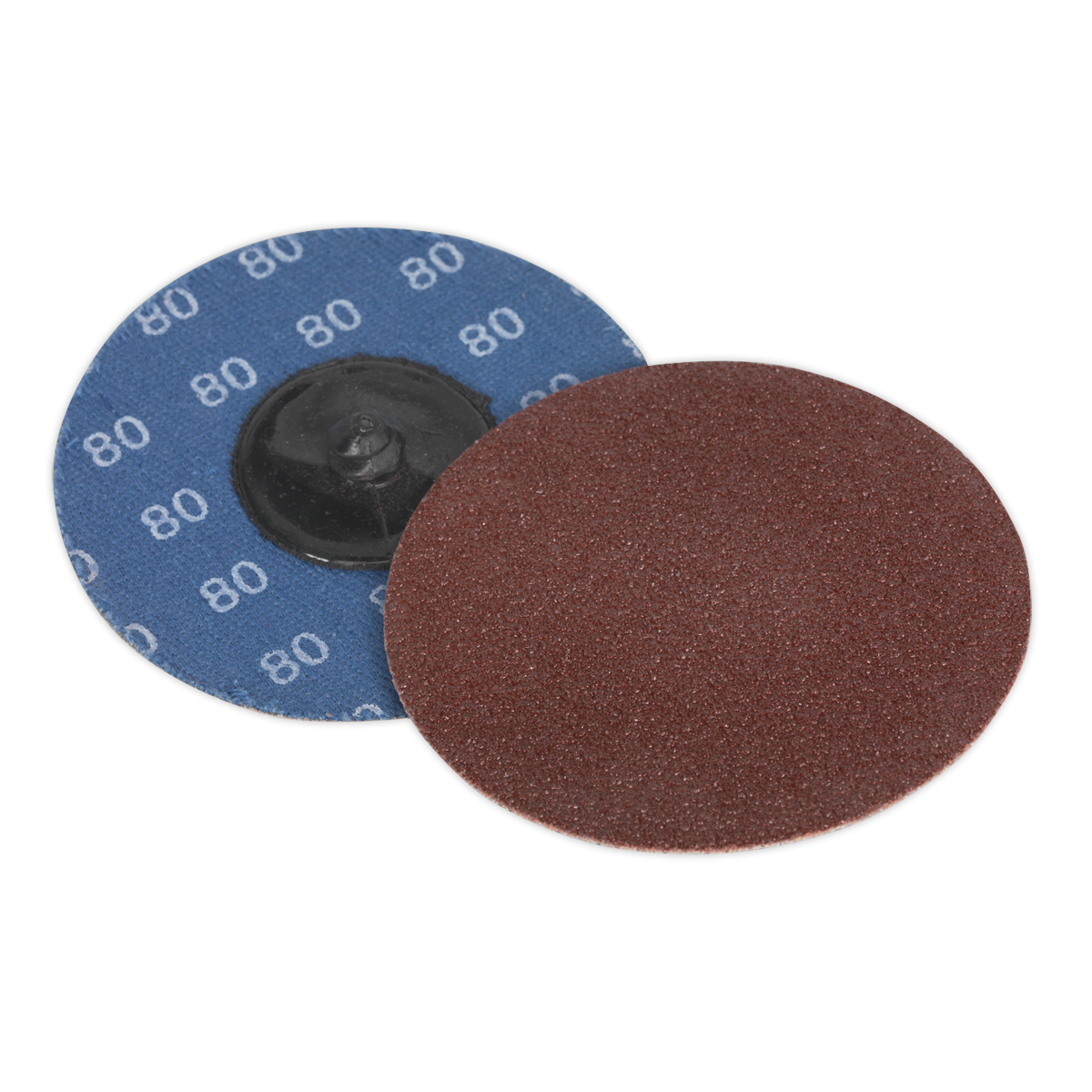 SEALEY - PTCQC7580 Quick-Change Sanding Disc �75mm 80Grit Pack of 10