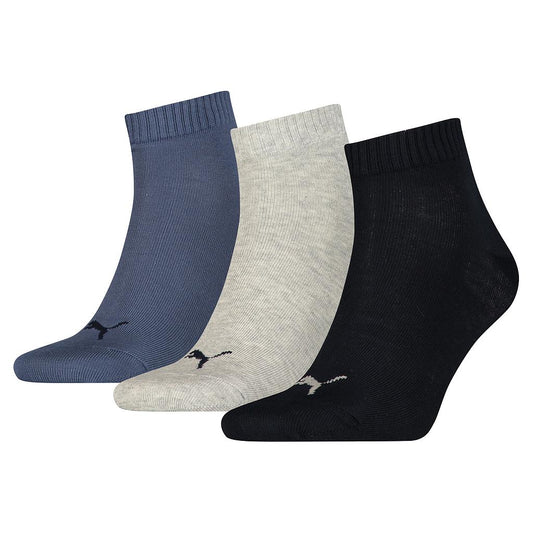 Puma Quarter Training Socks (3 Pairs) Navy Mix 45144