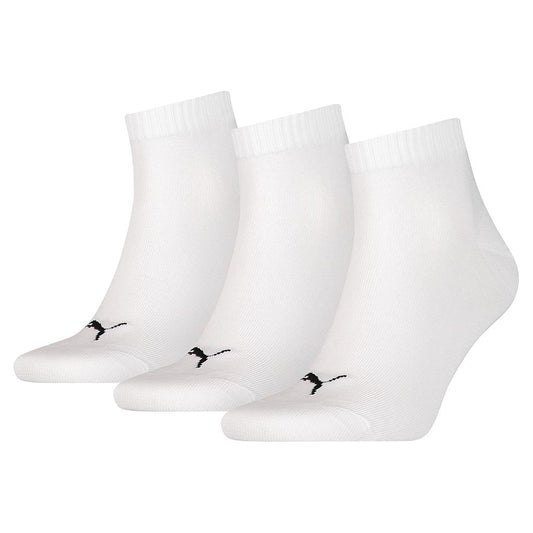 Puma Quarter Training Socks (3 Pairs) White 41974