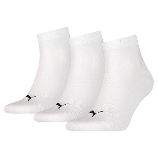 Puma Quarter Training Socks (3 Pairs) White 45239