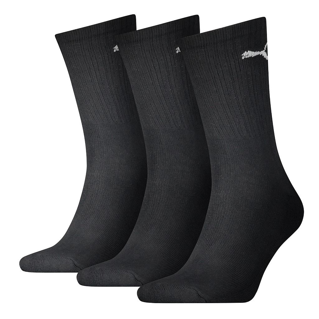 Puma Sports Crew Socks (3 Pairs) Black 41974
