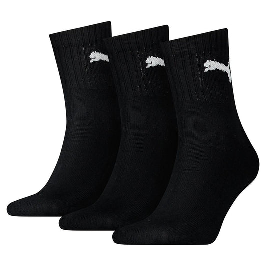 Puma Short Crew Socks (3 Pairs) Black 41974