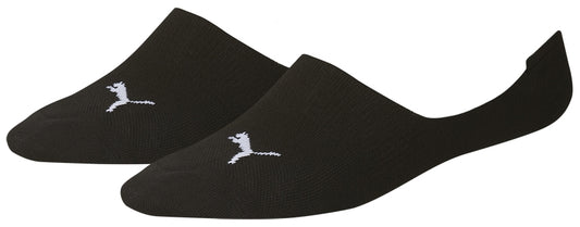 Puma Invisible Footie Socks (2 Pairs) Black 45239