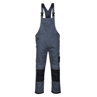 Portwest PW346ZBRL -  sz L PW3 Work Bib & Brace - Zoom Grey/Black