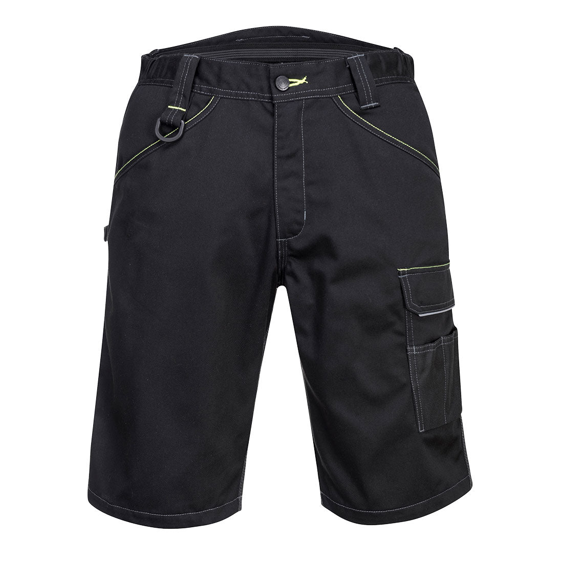 Portwest PW349 - Black Sz 34 PW3 Work Shorts Cargo Combat