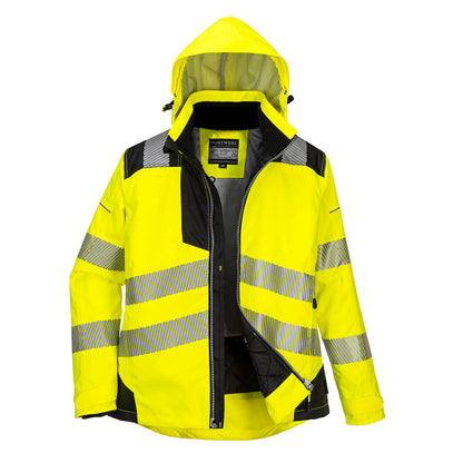 Portwest PW382 Ladies Hi VisibilityYellow Sz XS Hi-Vis PW3 Winter Jacket
