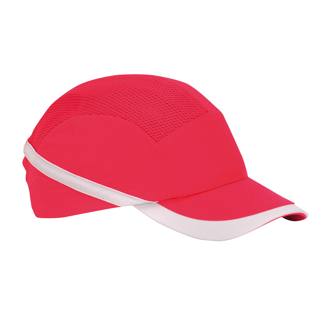 Portwest PW69 - Red vented hiviz bump cap safety hard hat  Baseball